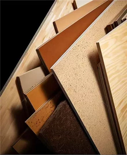 Difference between particleboard and plywood