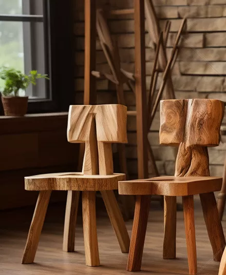 Analysis of the internal structure of particleboard: Why is it lighter?